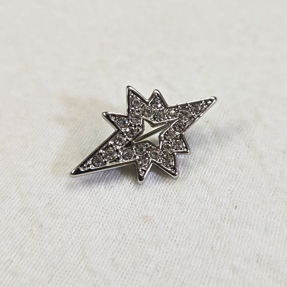 Silver Star Brooch